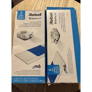 2 Pack Total Of 12 iRobot 4632824 Braava Jet M6 Replacement Wet Mopping Pads